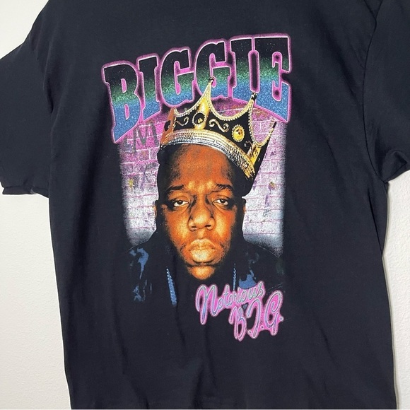 The Notorius B.I.G Biggie black tshirt size XL NWT - Picture 3 of 8